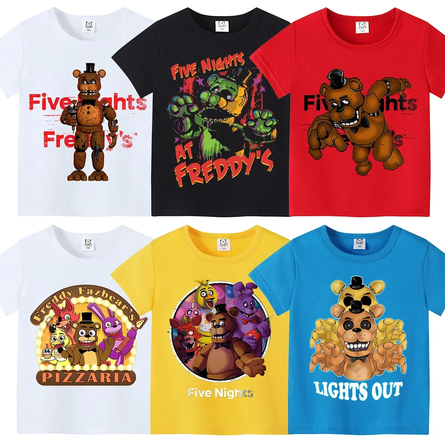 Baby Clothing Gifts - Five Nights Freddys Theme Short Shirt