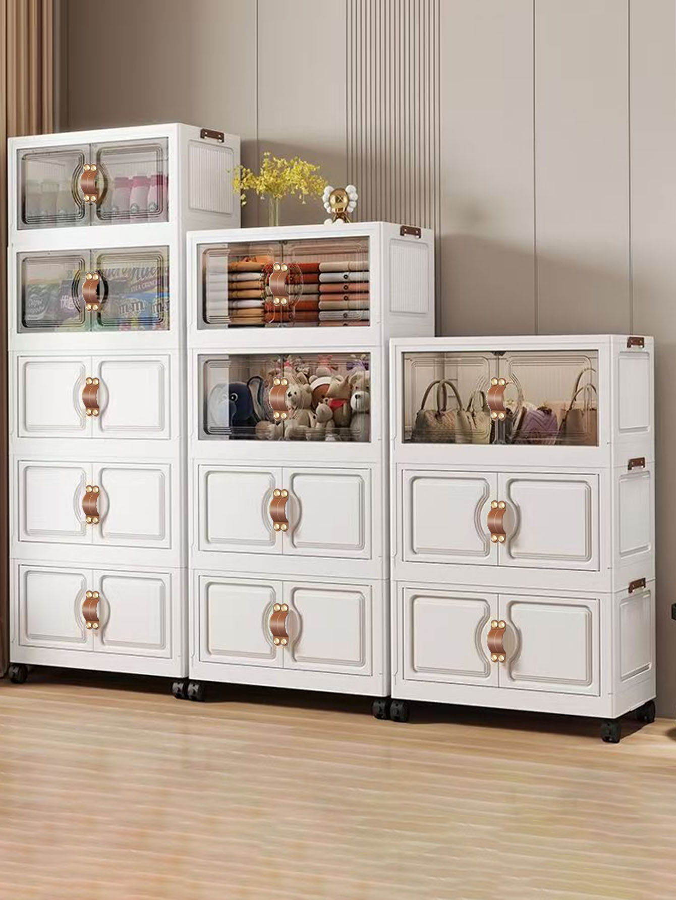 Baby Clothing Wardrobe - Foldable No-Installation Storage Cabinet for Kids'