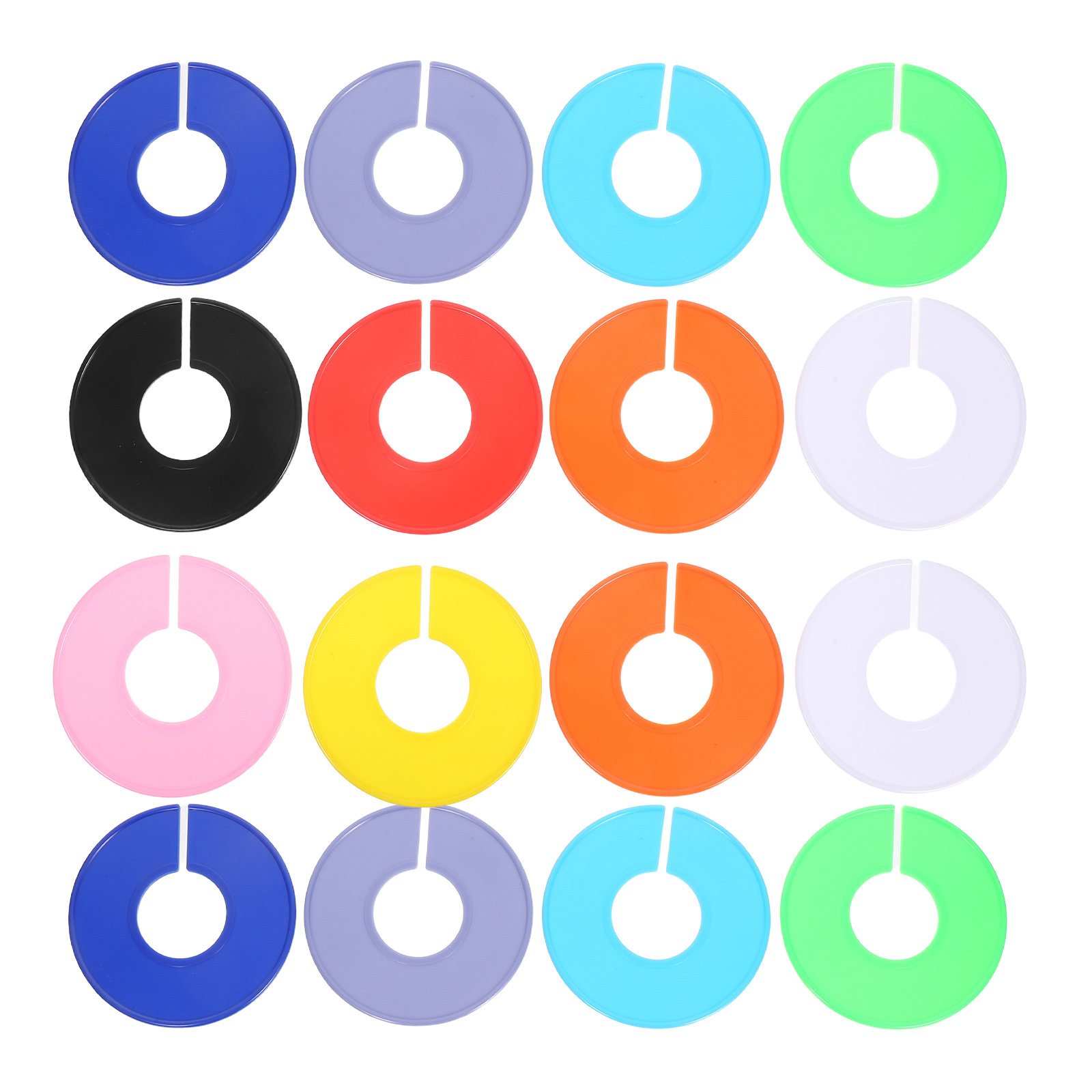 Baby Clothing Hanger Dividers - 30Pcs Round Plastic Closet Dividers Clothes
