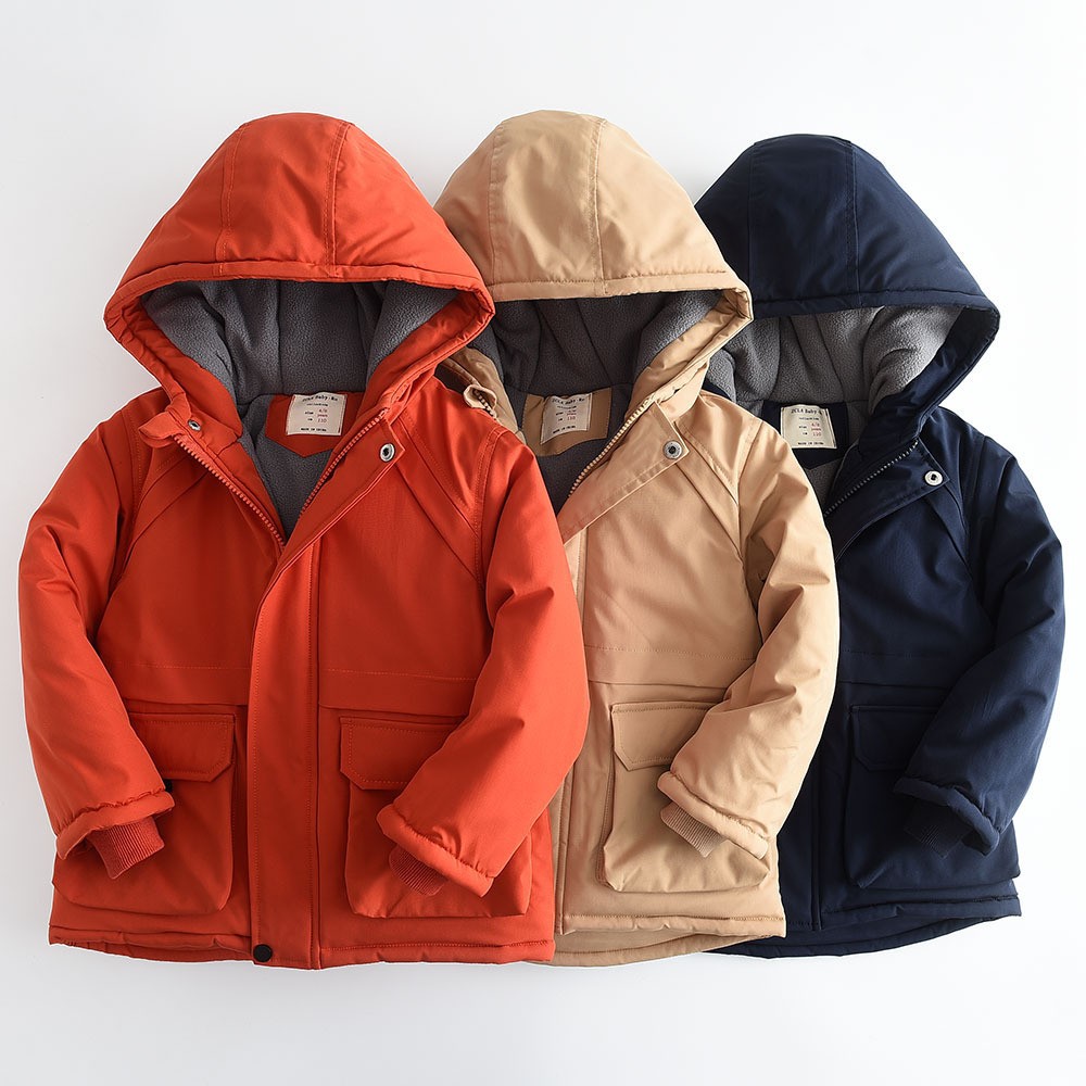 Baby Clothing Zipper - Boys winter cotton jacket 2025 new