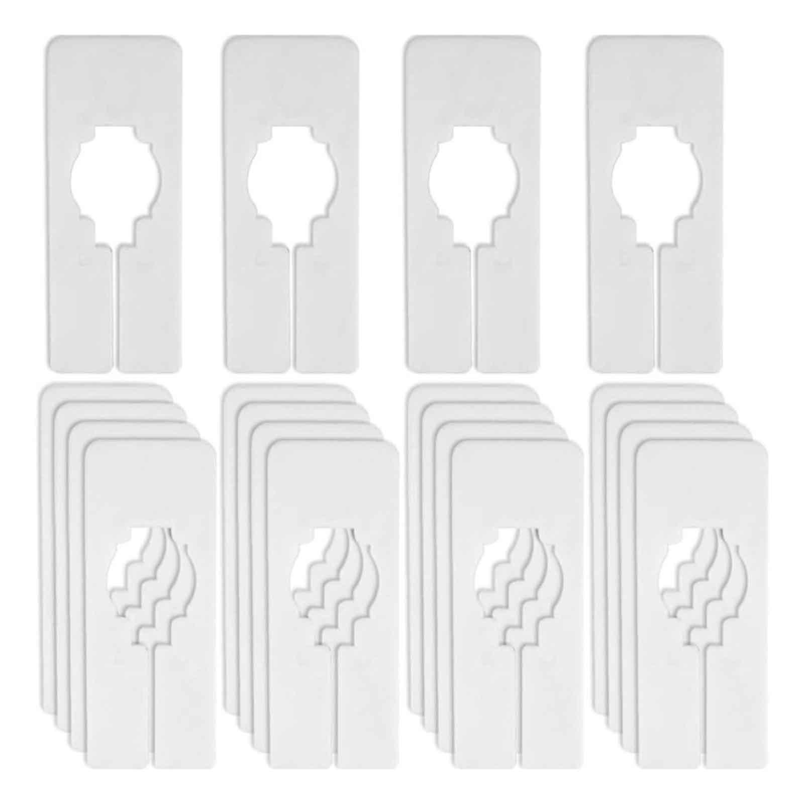Baby Clothing Hanger Dividers - 28x Clothing Size Closet Rack Dividers