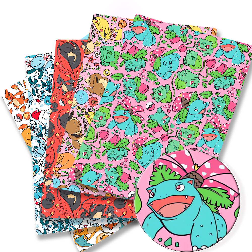 Baby Clothing Fabric - Pokemon Cartoon Fabric140*50cm Handmade Sewing Patchwork