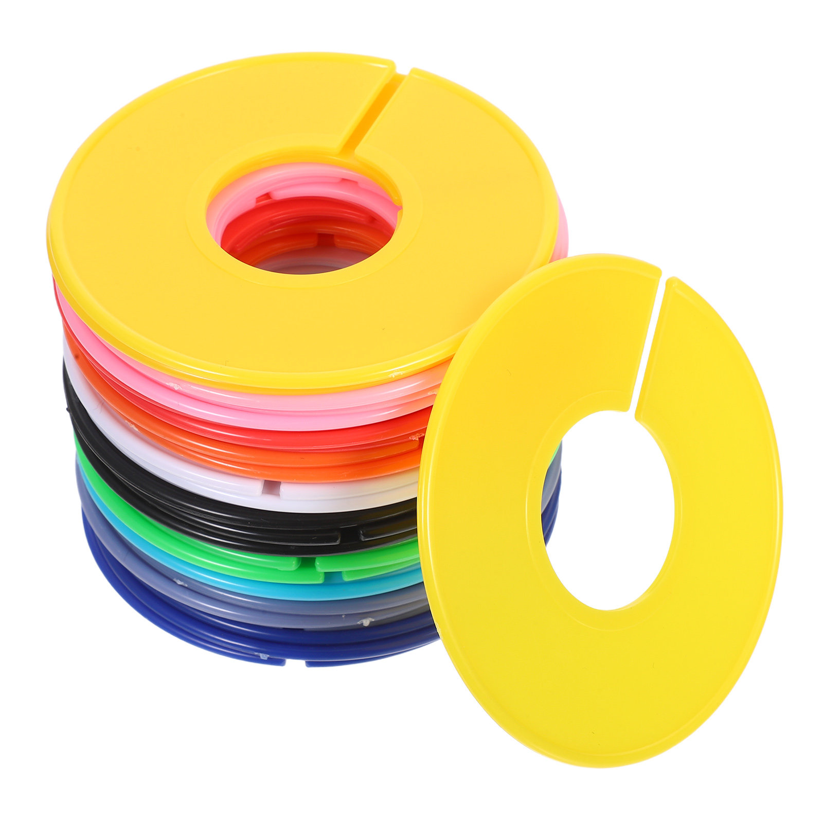 Baby Clothing Hanger Dividers - 30Pcs Round Clothing Dividers Plastic Hanger
