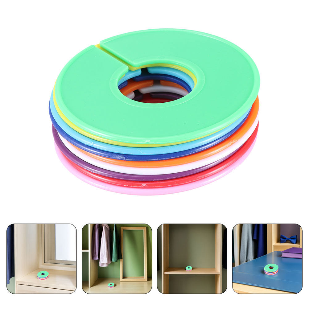 Baby Clothing Hanger Dividers - 36Pcs Clothing Size Rings Plastic Closet