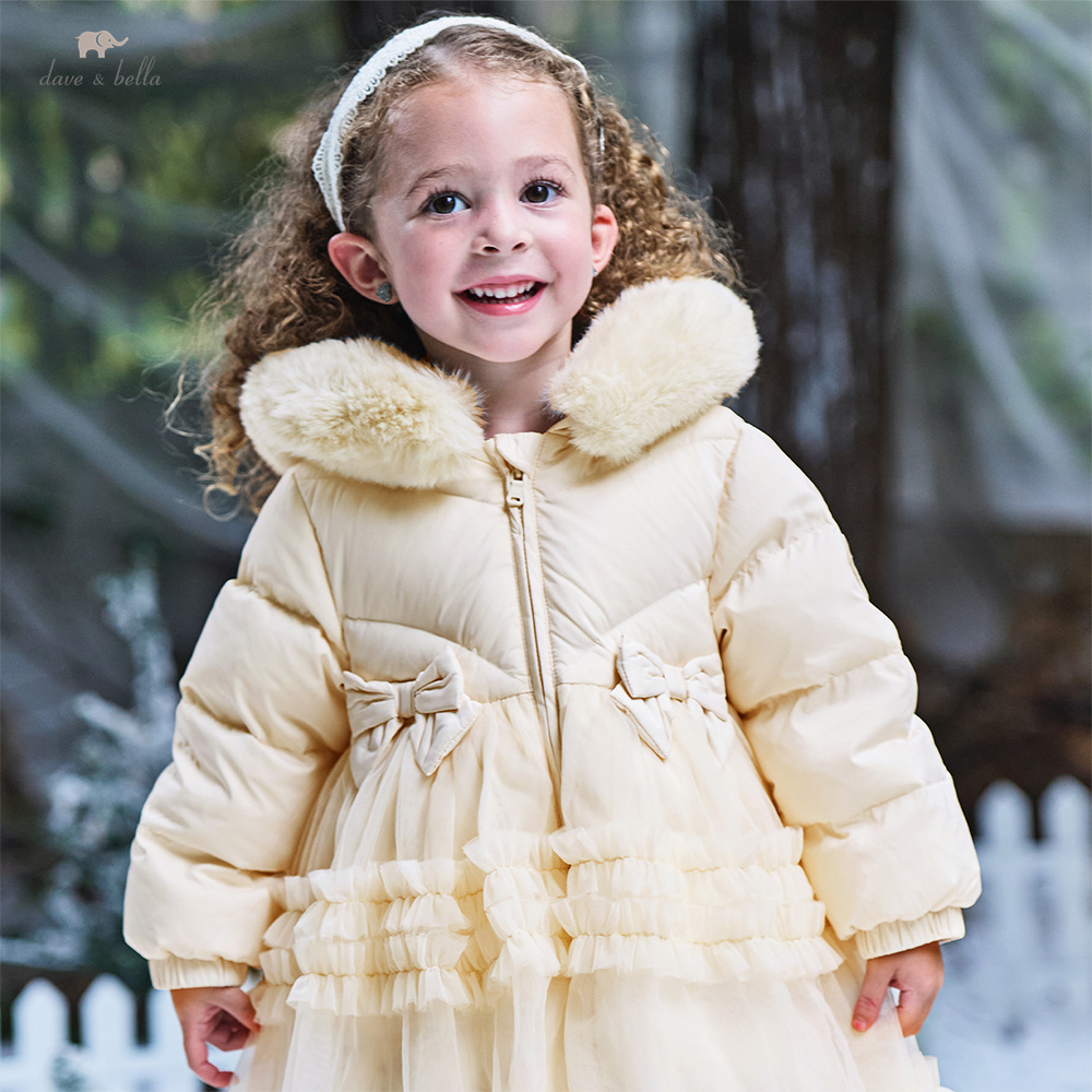 Baby Clothing Zipper - Dave Bella Girls Down Jacket Autumn