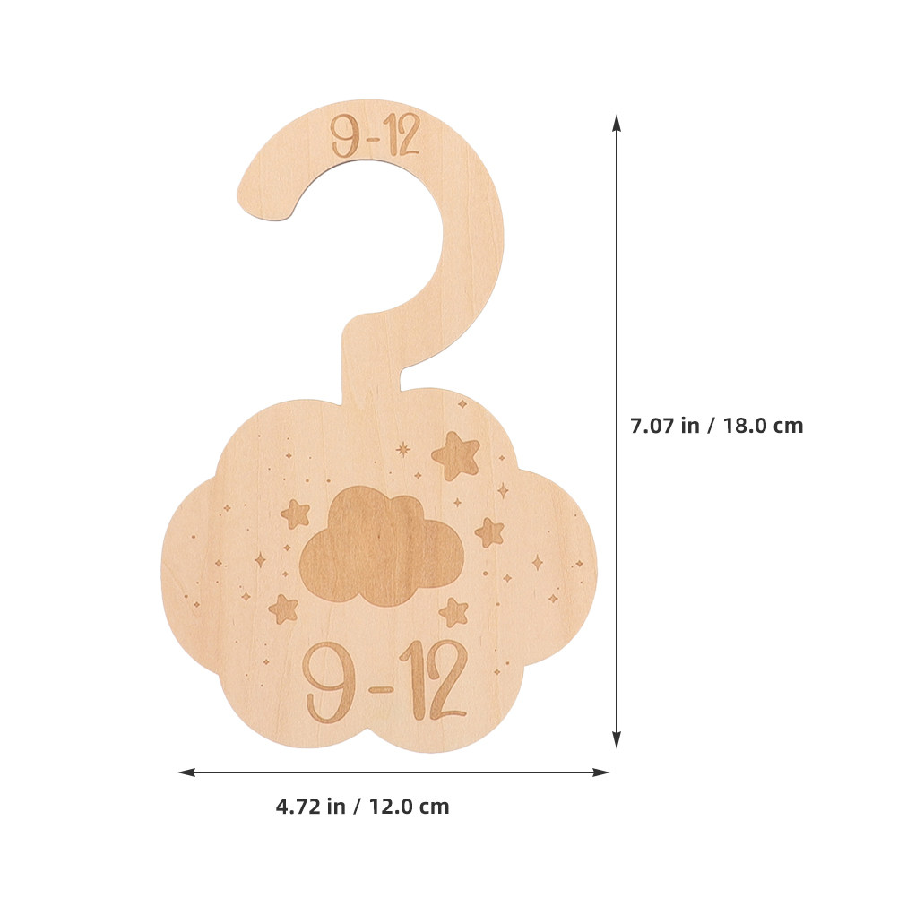 14Pcs Wooden Nursery Clothes D - огляд і ціна Baby Clothing Wardrobe