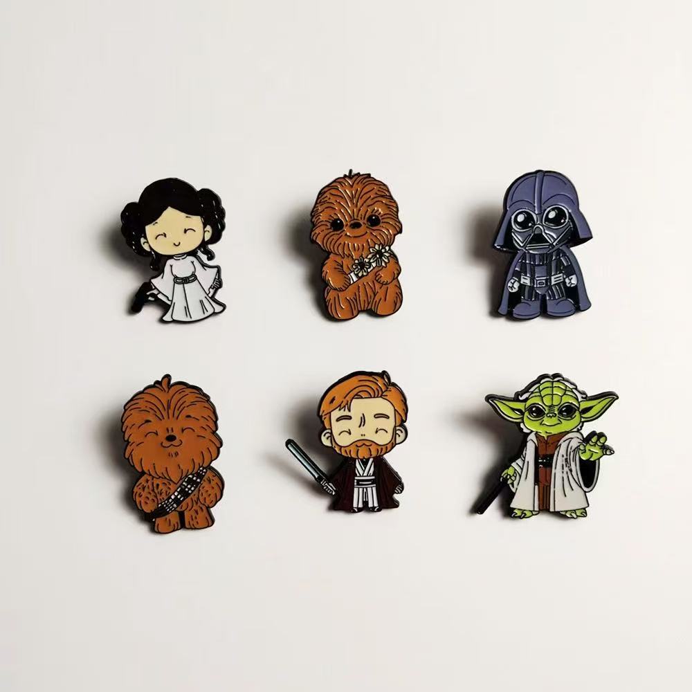 6pcs/set Star Wars Badge Brooc - огляд і ціна Baby Yoda Clothing