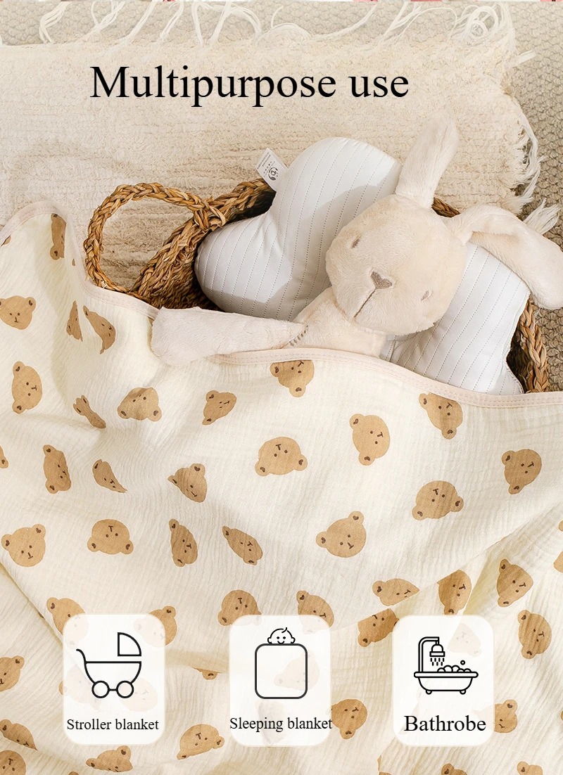 Baby Bath Towel 4 Layers Gauze - огляд і ціна Baby Clothing Fabric