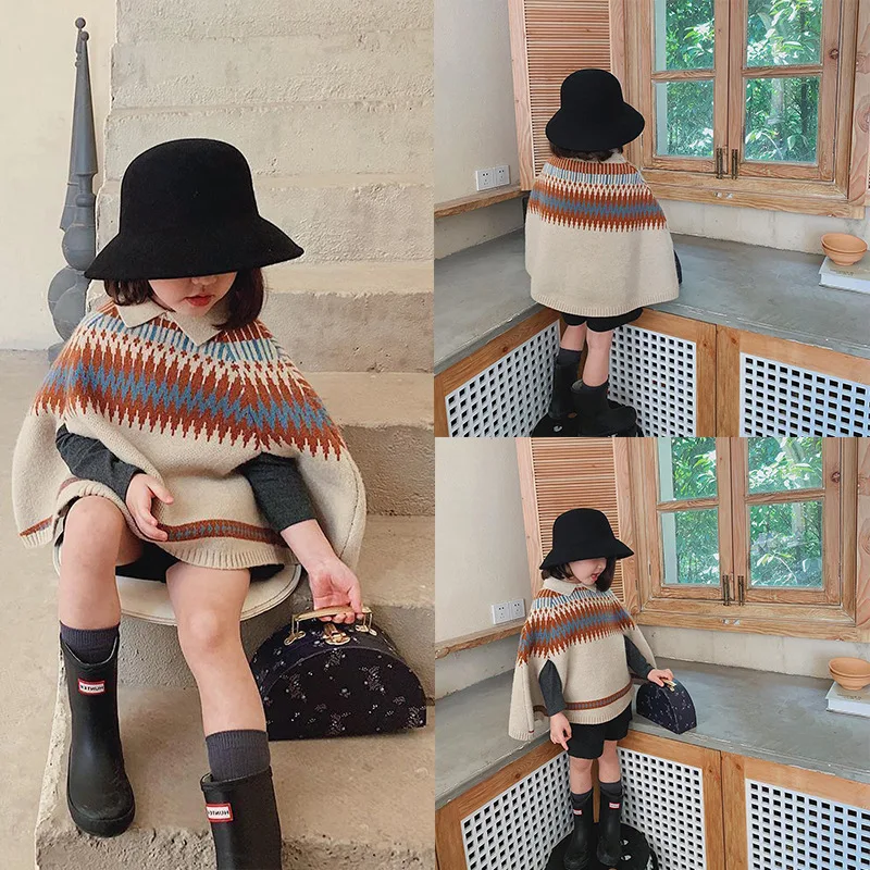 Girls' Cape New Korean Childre - огляд і ціна Baby Clothing Knitting Patterns