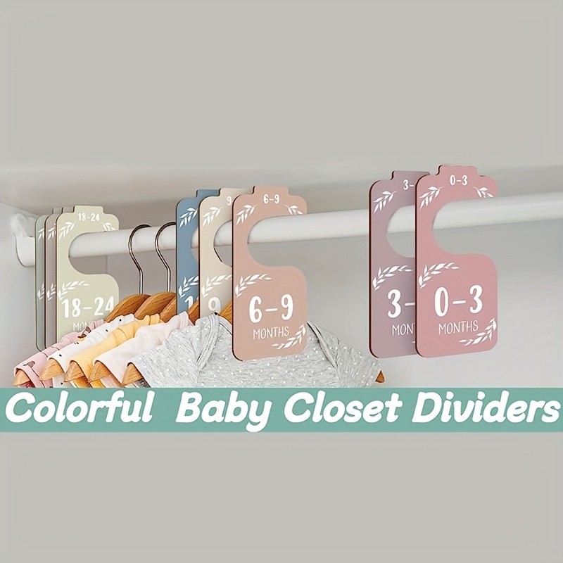 8pcs Wooden Baby Closet Divide - огляд і ціна Baby Clothing Wardrobe