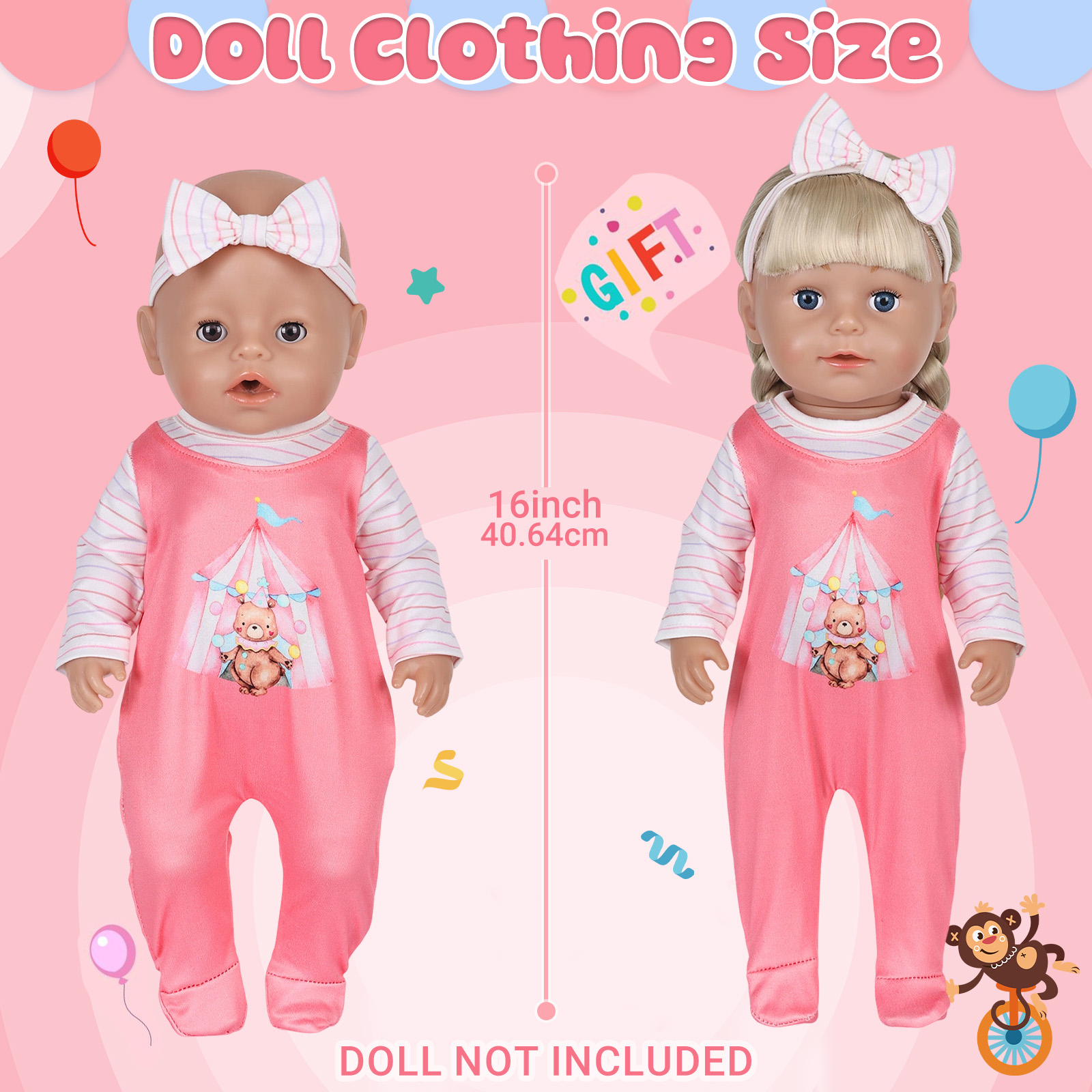 Doll Clothes for 16-18inch 40- - огляд і ціна Baby Clothing Gifts