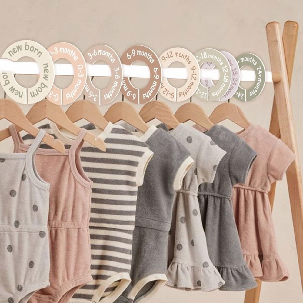 68/9Pcs Organizing Hangers Bab - огляд і ціна Baby Clothing Hanger Dividers