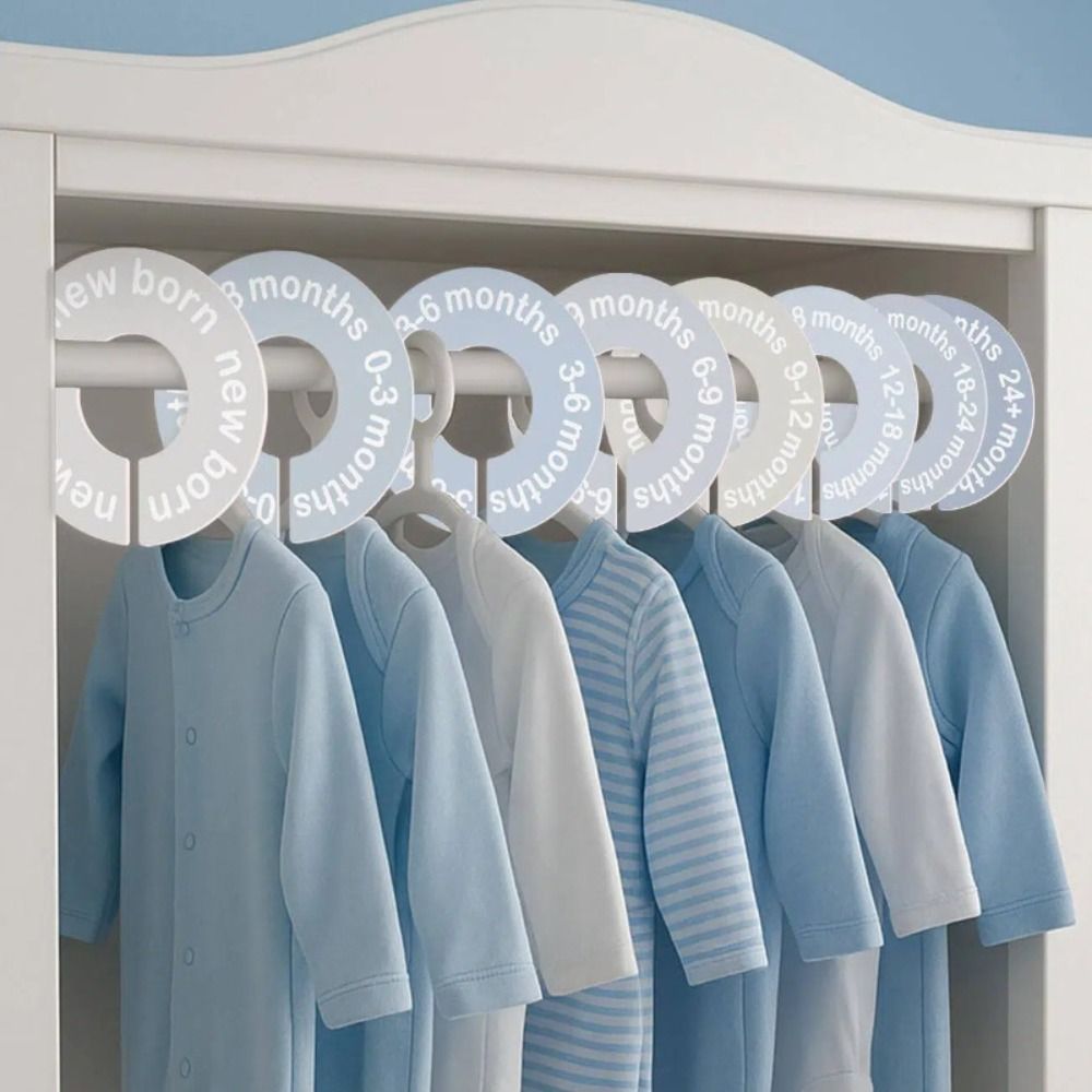 68/9Pcs Organizing Hangers Bab - огляд і ціна Baby Clothing Hanger Dividers