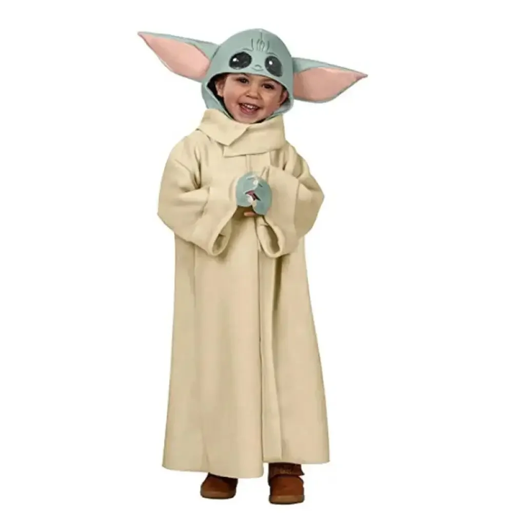 Cute Alien Cosplay Yoda Baby H - огляд і ціна Baby Yoda Clothing