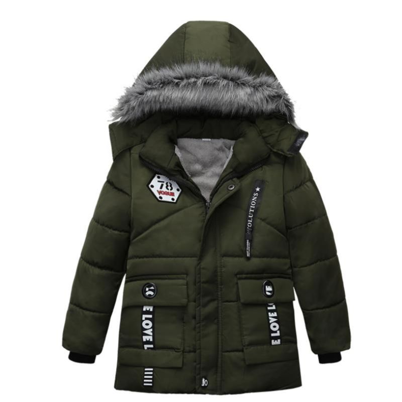 Children's Winter Jacket Boys  - огляд і ціна Baby Clothing Zipper