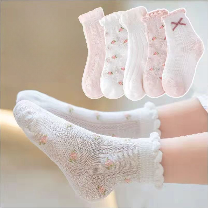 Girls Socks Cute Flowers Patte - огляд і ціна Baby Clothing Knitting Patterns