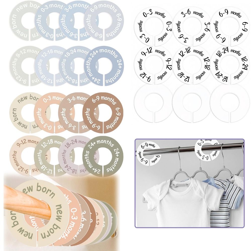 68/9Pcs Organizing Hangers Bab - огляд і ціна Baby Clothing Hanger Dividers