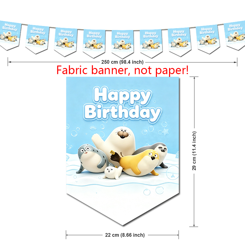 Angry Blob Seal Birthday Party - огляд і ціна Baby Clothing Event