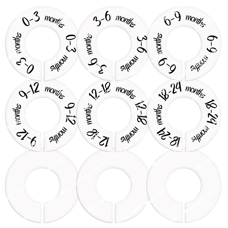 100pcs Multi Size Baby Kids Cl - огляд і ціна Baby Clothing Hanger Dividers