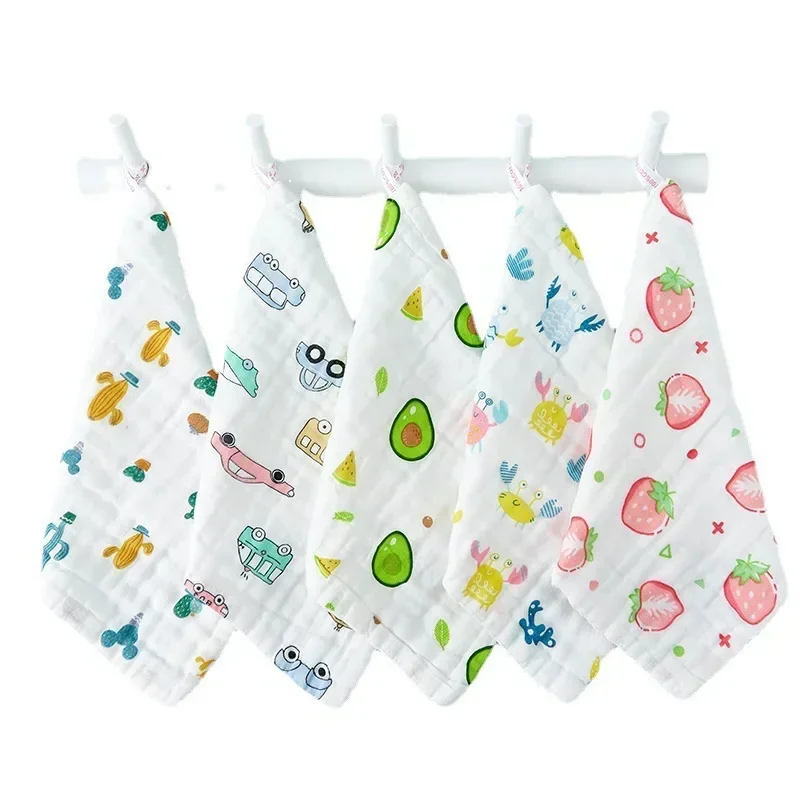 1pcs/5pcs Baby Face Towel Musl - огляд і ціна Baby Clothing Fabric