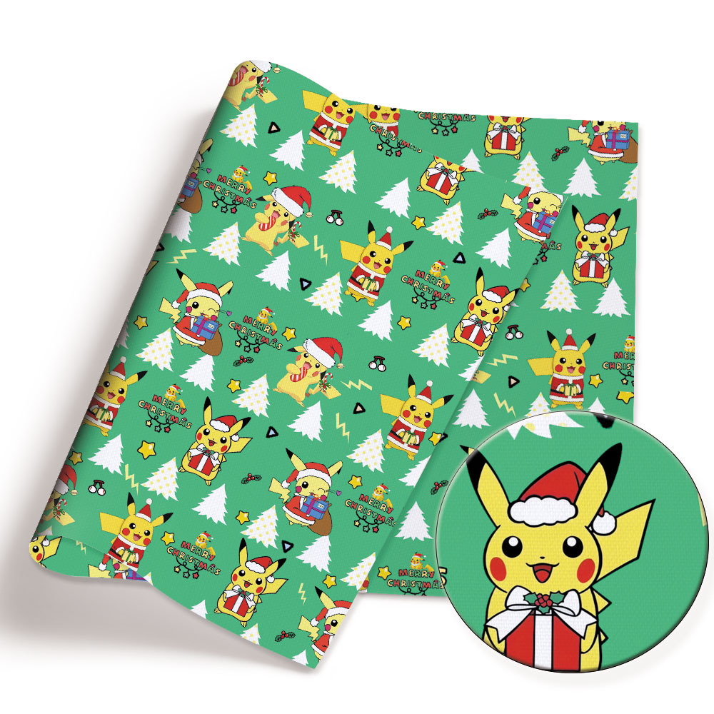 Pokemon Cartoon Fabric140*50cm - огляд і ціна Baby Clothing Fabric
